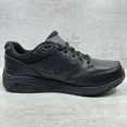 thumbnail image 2 of New Balance 928v3 Leather Walking Casual Shoes - Men's Size 9.5 2E Wide - Black, 2 of 6