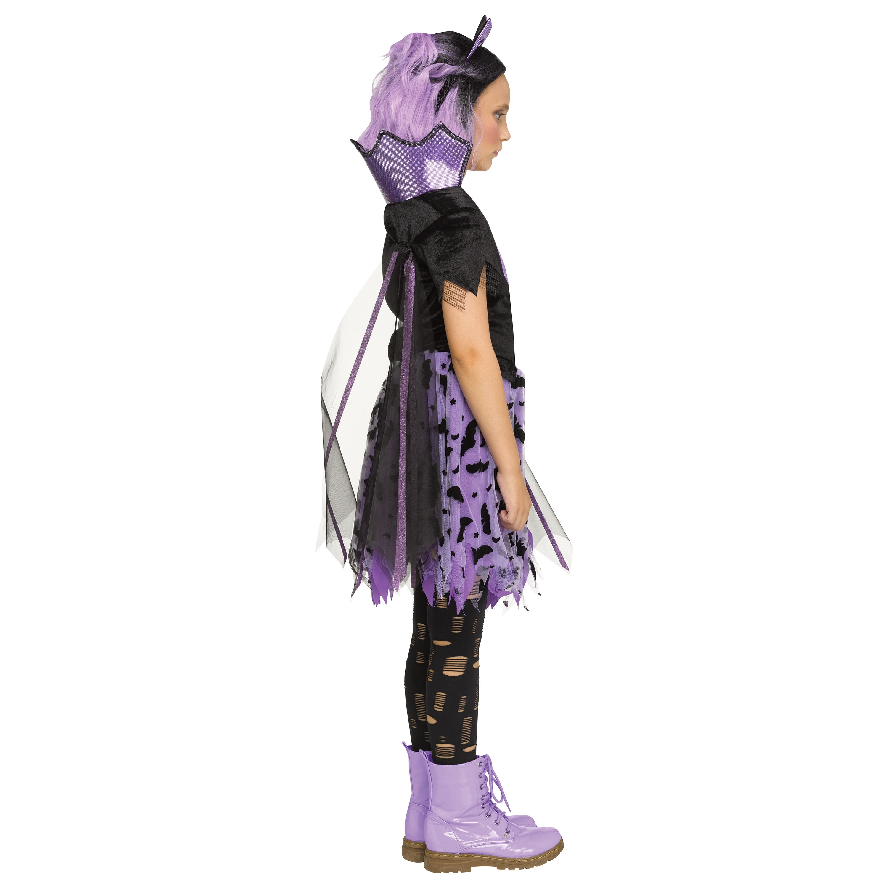 Batwing Beauty Halloween Costume for Children, Girls' Size M (7/8), by Way to Celebrate