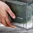 thumbnail image 3 of 2X Plastic Fruit Vegetable Storage with Drainer Fridge Organizer Keep Fresh Food Container ,Single Layer,2 x Fridge Organizer Box,Transparent, 3 of 5