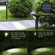thumbnail image 5 of Luz solar para exteriores con sensor de movimiento a prueba de agua IP65, luces para exteriores con energía solar Luz de seguridad regulable inalámbrica Foco solar LED para jardín Camino Patio Patio Entrada de entrada Zhivalor HY-2005, 5 of 6