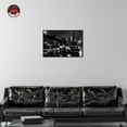 Noir City Drive Black And White Canvas Wall Art Prints For Men by