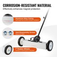 thumbnail image 4 of Choco Moon Heavy Duty 45Lbs Magnetic Sweeper, Large 18" Wheel Push Type, Telescopic Handle, Easy Garage & Yard Cleanup, 4 of 8