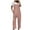 Pink jumpsuits for womens, variant on up to 60% off Gifts wycnly Jumpsuits for Women Dressy Vintage Cotton Linen Loose Pocket Strap Long Jumpsuits Overalls Summer Square Neck Sleeveless Solid Maxi Formal Rompers Pink s