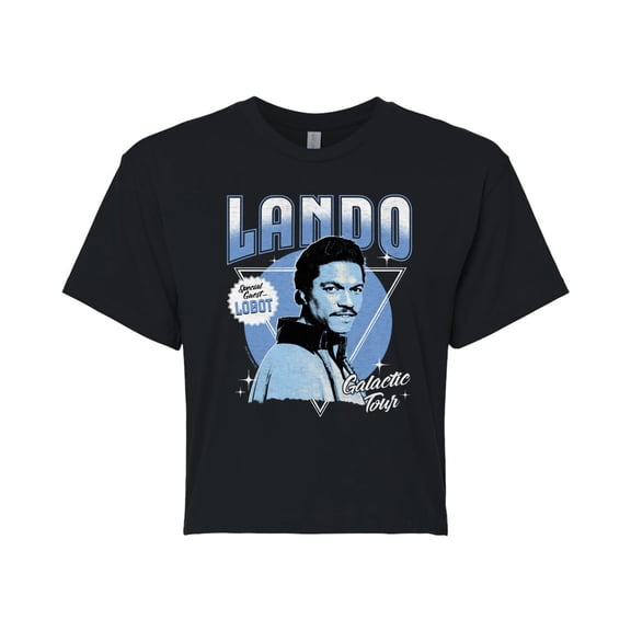 Star Wars - Lando Concert Tee - Juniors Cropped Graphic T-Shirt