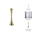 thumbnail image 5 of Metal Taper Candle Holder - Decorative Glam Candlestick Stand for Home, Office & Bedroom - Modern & Classic Design - Elegant Accent Decor - 10" Brown & Gold, 5 of 11