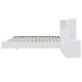 thumbnail image 3 of Nexera Harper 3-Piece Floating Platform Bedroom Set, White, Double, 3 of 8