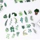 thumbnail image 4 of 12 Sheets Stickers, Green Plant Leaves Flowers, Photo Album Diy Decoration For Diary Scrapbooking, 4 of 5
