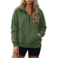 thumbnail image 5 of Womens Sweatshirt 1/4 Half Zip Pullover Casual Long Sleeve Lightweight Workout Sweatshirts Tops Y2k Winter Zip Up Jackets Oversized Tops Clothes 2026, 5 of 6