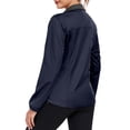 thumbnail image 6 of Little Donkey Andy Women's Lightweight Softshell Jacket Windbreaker for Running Travel Hiking, Windproof, Waterproof (Dark Blue M), 6 of 8