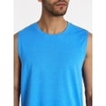 thumbnail image 4 of Athletic Works Men's and Men's Big & Tall Tri-Blend Muscle Tee, Sizes XS-4XLT, 4 of 5