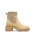 thumbnail image 2 of BURUDANI Women’s Elastic Chelsea Ankle Boots Low Chunky Heel Platform Lug Sole Booties, 2 of 4