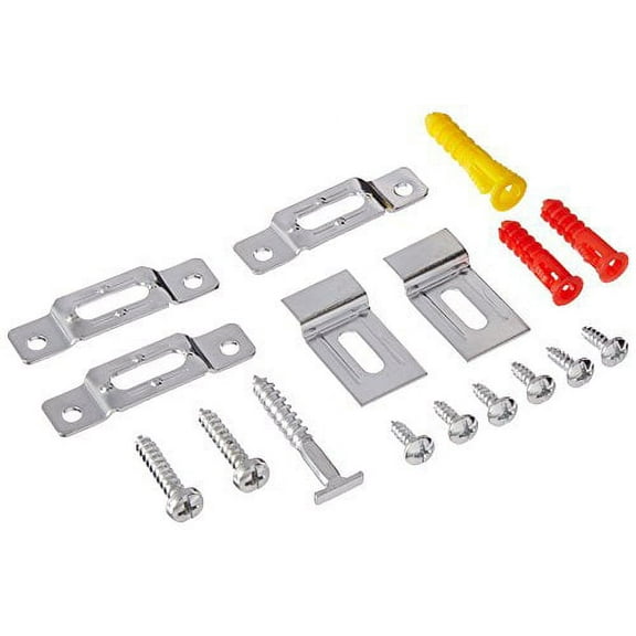 Framer Supply Complete T-Lock Security Hanger Set for Wood & Metal Frames, 20 Sets 1 Wrench