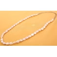 thumbnail image 4 of Sunsoul by Touchstone Indian Bollywood Elegantly Strung Fine Luster Semi Baroque Shape Natural White Fresh Water Pearls Style Statement Classic Look String For Women., 4 of 5