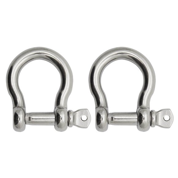 Extreme Max 3006.8297.2 Grillete de arco de acero inoxidable BoatTector - 1/2"" paquete de 2