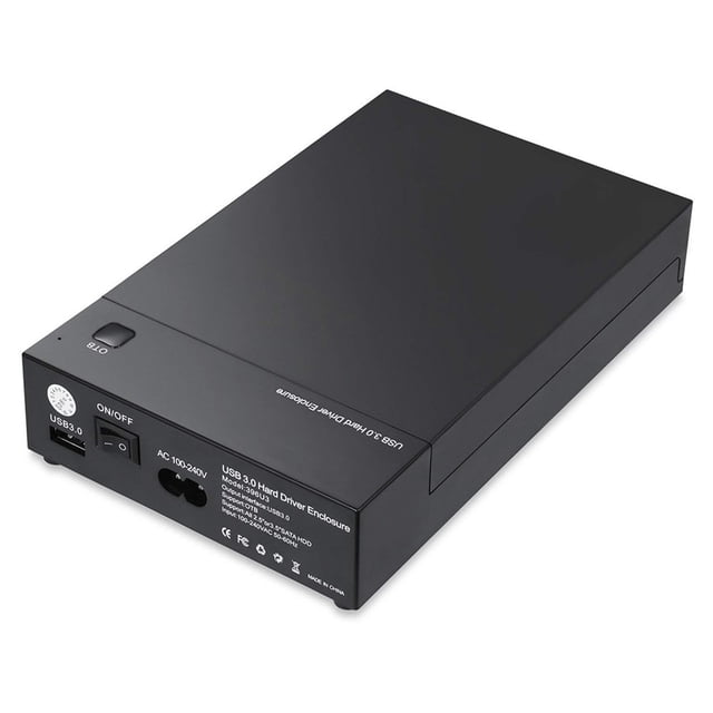396U3 USB 3.0 a SATA III 2.5 Caja de disco duro HDD SSD de 3,5 pulgadas (Reino Unido) Tmvgtek Componentes de Computadoras