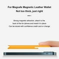thumbnail image 2 of MesaSe Magnetic Card Holder Case for Magsafe  13 11 12 Pro Max Mini Leather Wallet Cover Pocket, 2 of 8
