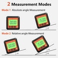 thumbnail image 4 of Magnetic Protractor Digital Level Box Multi Purpose Inclinometer Angle Gauge for Woodworking and Construction, 4 of 7