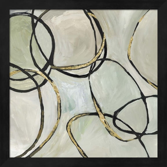 Infinity Rings I by Tom Reeves, Framed Wall Art, 13.25W x 13.25H