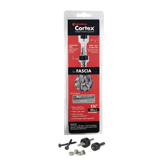 Bilot Cortex Fastening System for Trex Fascia - 50 LF - Tiki