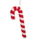 thumbnail image 1 of Adorno navideño de bastón de caramelo: gran colgante de espuma de bastón de caramelo para fiestas navideñas en interiores y exteriores., 1 of 6