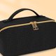thumbnail image 2 of Bolsas De Maquillaje Bolsa cosmético de PU Bolsa organizador cosmético tejido de gran capacidad para viajes femeninos Ndcxsfigh Cuidado Belleza, 2 of 3