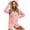 Pink, variant on FAIWAD Womens Fleece Hooded Romper Warm Fuzzy Zipper Sleepwear Soft Plush Playsuit Loungewear with Pockets