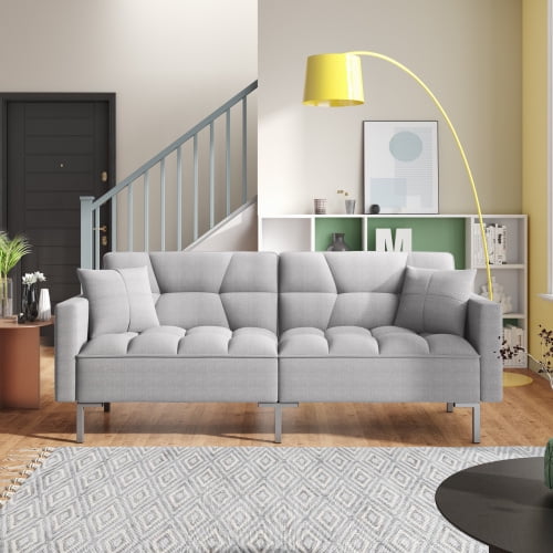 Sectional Sofa Small Couch Linen, Living Spaces Sectional Sofa Bed