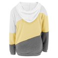thumbnail image 6 of Tunic Tops for Women Loose Fit Leggings Winter Hooded Long-sleeved Blouson Drop Shoulder Hoody Graphic Leisure Cotton Hoodies Hoodie(Yellow,S), 6 of 6