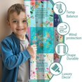 thumbnail image 3 of Blackout Kids Curtains,Pioneer Flower Floral Print Pattern Childrens Insulated Curtains Set Of 2,Bedroom Essentials,Toddler Room Decor 42"x54", 3 of 5