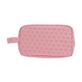 thumbnail image 1 of Bolsas de Maquillaje Rectangulares de Puntos de Moda 1 Pc Únicas para Viaje Grande Rojo Gris de Poliéster, 1 of 5