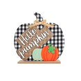 thumbnail image 1 of Décorations d'Automne, Panneau en Bois Citrouille pour Table, Cheminée et Bureau Décorations de Ferme d'Automne, 1 of 5