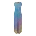 thumbnail image 5 of LOVZFMLL Robes Robe Sans Manches Unie Mode Dos Nu pour Femmes, 5 of 5
