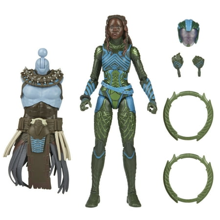 UPC: 5010993938018 | Marvel Legends Series Black Panther Wakanda Forever Marvel’s Nakia Action Figure 5 Accessories 1 Build-A-Figure Part