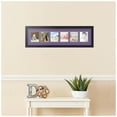 thumbnail image 2 of ArtToFrames Collage Photo Picture Frame with 6 - 4x5 Openings, Framed in Black with Grape and Black Mats (CDM-3926-150), 2 of 8