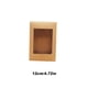 thumbnail image 3 of Inteprter Caja de regalo de 30 Uds., recuerdo de caramelo marrón de autoensamblaje, paquete de cumpleaños, caja de Navidad, cajas contenedoras, Almacenamiento y organización del hogar 12*12*6 CM, 3 of 6