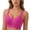 Hot Pink sports bras women, variant on Womens Sports Bra with Padding Wireless Seamless Push up T-shirt Bra Medium Impact Supportive Workout Gym Yoga Bras Khaki,L
