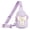 Purple, variant on Cute Initial Sling Bag Crossbody Bag Purse, Fanny Pack Personalized Gifts for Daughter Sister, Purple