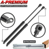 A-Premium Tailgate Rear Trunk Lift Supports Shock Struts Replacement for Mercedes Benz S350 S430 S500 S600 S55 S65 AMG 1999-2006 W220 2-PC Set