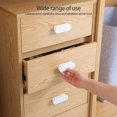 thumbnail image 4 of kurtrusly 2Pcs Punch-Free Door Handle Simple Operation Handles Knobs Household Drawer Window Cupboard Wardrobe Wide Application Black, 4 of 8