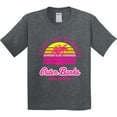 thumbnail image 3 of Inktastic Summer Enjoy the Sunshine Outer Banks North Carolina in Pink Youth T-Shirt, 3 of 5