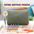 thumbnail image 6 of Craftbud Crochet Bag Yarn Organizer, Durable Knitting Bag For Crocheting Organizer Accessories, Sage Green, 6 of 6