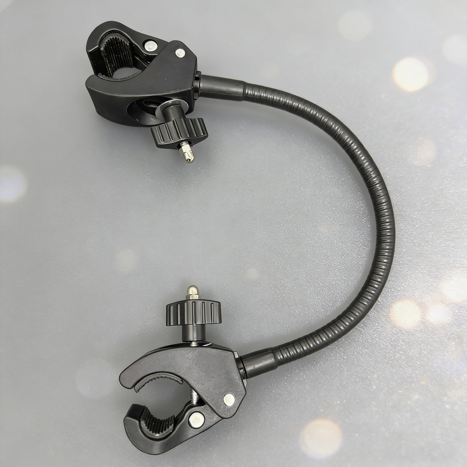 Adjustable Microphone Holder Clamp Gooseneck Arm Clip for Music Recording Equipment and Live Broadcast Accessories