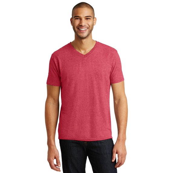 Anvil Men's Short Sleeve Tri-Blend V-Neck Tee - 6752
