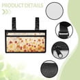thumbnail image 5 of COEQINE Thanksgiving Maple Leaves Wheelchair Armrest Side Hanging Storage Bag for Seniors Musical Note Carry Bags for Drive Wheelchair Autumn Wheelchair Side Holder Wheelchair Side Arm Bags, 5 of 7