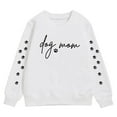 thumbnail image 4 of Weebloom Hoodies for Teen Girls Fashion Casual Crew Neck Headless Long Sleeved Printed Top Girls Sweatshirt Hoodie 8-9 Years White, 4 of 4