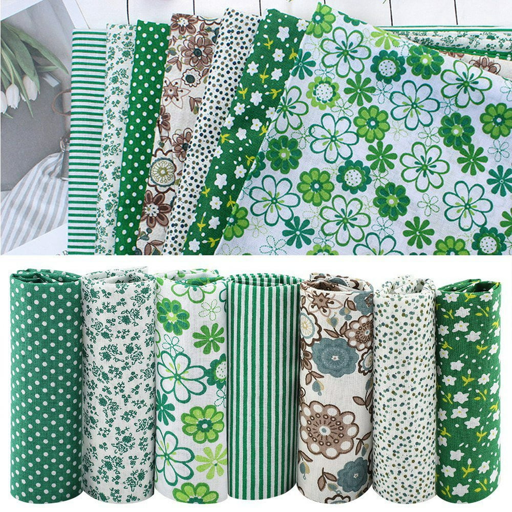 Ccdes 7PCS 25*25cm Cotton Fabric DIY Bedding Suite, Bedding Cotton