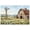 Unframe-style, variant on Rustic Farmhouse Canvas Wall Art Posters Barn Windmill Silo Painting Country Landscape Daisy Flowers Pictures for Living Room Bedroom Home Decor Prints