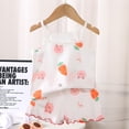 thumbnail image 2 of Toddler Outfits for Girls 3T, Toddler Girl Clothes Summer 2 Piece Outfit Cute Camisole Top + Short Girl Summer Clothing Back To School Outfits for Girls, 2 of 3