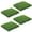 Green, variant on 4Pcs Realistic Grass Turfy Tiles Grass Deck Tiles for Garden Balcony Flooring Decoration Pad