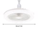thumbnail image 3 of Fiudx Ofertas relámpago del día, solo en línea Ventilador LED con luz E27, control remoto, para estudio, dormitorio, moderno, 3 of 7
